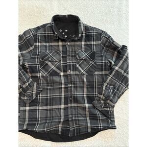 Howitzer Style Men's Small Reversible Flannel BRIGADE Military Grunt MFG
